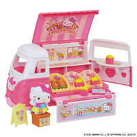 バンダイ Hello Kitty どこでもおとどけ!ピンクのキッチンカー ｷﾃｲﾄﾞｺﾃﾞﾓｵﾄﾄﾞｹﾋﾟﾝｸﾉｷﾂﾁﾝｶ-