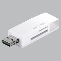 BUFFALO 高速カードリーダーライター ホワイト BSCRD05U2WH
