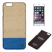 Man & Wood iPhone 6s/6用天然木ケース Dove ブラックフレーム I4484I6