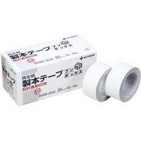 ニチバン 製本テープ 再生紙 ブンボックス 契約書割印用 35mm×10m 白 5個 FCF606T-BKBB-3534