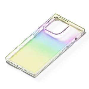 PGA iPhone 15 Pro用ソフトケース スクエアデザイン オーロラ PG-23BTP04AR-イメージ1