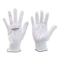 トラスコ中山 TRUSCO/超薄手 ノンコートインナー手袋 18ゲージ L TIG18-L FCD730C-2566732