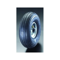 エスコ 車輪 空気入 スティールリム ベアリング 260×85mm FCY9522-EA986MW-10