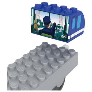 タカラトミー トミカ・プラレールブロック 貨物列車セット ﾄﾐﾌﾟﾗﾌﾞﾛﾂｸｶﾓﾂﾚﾂｼﾔｾﾂﾄ-イメージ11