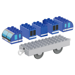 タカラトミー トミカ・プラレールブロック 貨物列車セット ﾄﾐﾌﾟﾗﾌﾞﾛﾂｸｶﾓﾂﾚﾂｼﾔｾﾂﾄ-イメージ3