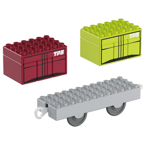 タカラトミー トミカ・プラレールブロック 貨物列車セット ﾄﾐﾌﾟﾗﾌﾞﾛﾂｸｶﾓﾂﾚﾂｼﾔｾﾂﾄ-イメージ7