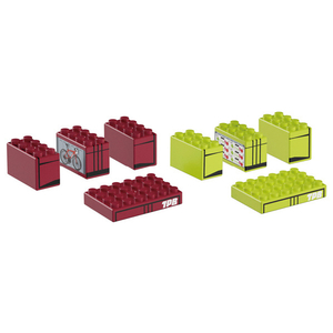 タカラトミー トミカ・プラレールブロック 貨物列車セット ﾄﾐﾌﾟﾗﾌﾞﾛﾂｸｶﾓﾂﾚﾂｼﾔｾﾂﾄ-イメージ8