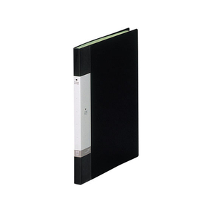 リヒトラブ リクエスト クリヤーブック A4タテ 20ポケット 黒 1冊 F805631-G3201-24-イメージ1