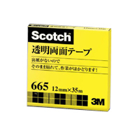 3M スコッチ透明両面テープ F805877-665-3-12