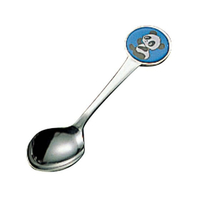 高山工業 ステンレス お子様用カトラリー パンダ スプーン 青 FC879LF-2461720