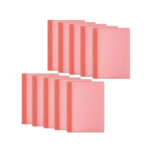 プラス プラス 通知表ファイル タテ入 6ポケット 10冊 レッド/78766 FCP3040-78766/FL-190GD-イメージ1
