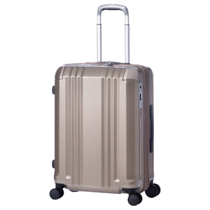 アジア・ラゲージ スーツケース(約52L/拡張+8L) デカかるEdge シャンパンゴールド ALI-008-22W SPG-イメージ1