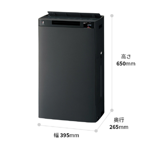 シャープ 加湿空気清浄機 e angle select グレー系 KI-75XE6-H-イメージ3