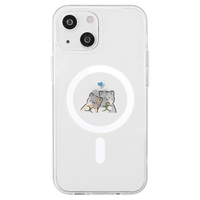 AKAN iPhone 14用MagSafe対応クリアケース 恋のものがたり AK23485I14