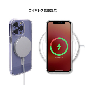 AKAN iPhone 14用MagSafe対応クリアケース 恋のものがたり AK23485I14-イメージ12