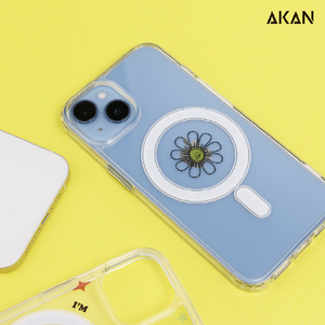 AKAN iPhone 14用MagSafe対応クリアケース 恋のものがたり AK23485I14-イメージ13