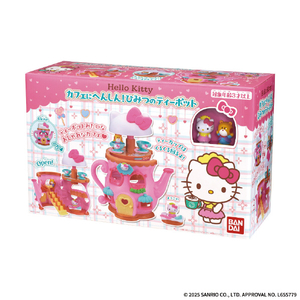 バンダイ Hello Kitty カフェにへんしん!ひみつのティーポット ｷﾃｲｶﾌｴﾆﾍﾝｼﾝﾋﾐﾂﾉﾃｲ-ﾎﾟﾂﾄ-イメージ6