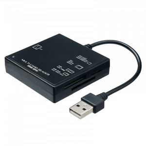 サンワサプライ USB2．0 カードリーダー ブラック ADR-ML23BKN-イメージ1