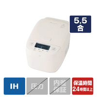 象印 IH炊飯ジャー 5．5合炊き e angle select 極め炊き ホワイト NV-KP10E6-WA