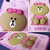 LINE FRIENDS iPhone SE(第3世代)/SE(第2世代)/8/7用SILICON CASE チョコ KCL-CHO001-イメージ11