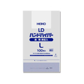ヘイコー レジ袋 LDハンドハイパー L 透明 表記入り 100枚 FC984SD-006638332
