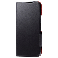 エレコム Google Pixel 8a用ソフトレザーケース 薄型 磁石付 ブラック PM-P241PLFUBK