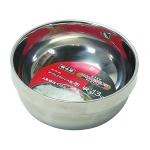 パール金属 韓味家 ダブルステンレス製茶碗13cm FC991NP-HC-0096-イメージ2