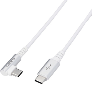 エレコム USB2.0ケーブル(認証品、C-C、L型コネクタ) 0.3m ホワイト MPA-CCL03NWH エレコム USB2.0ケーブル(認証品、C-C、L型コネクタ) 0.3m ホワイト MPA-CCL03NWH
