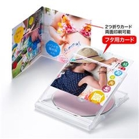 サンワサプライ JP-INDGK2N フォト光沢CD・DVDケースカード