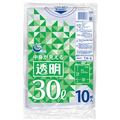 日本技研工業 透明ポリ袋 30L 10枚入 TN6ﾎﾟﾘﾌｸﾛ30