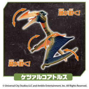 タカラトミー アニア ジュラシック・ワールド 空のケツァルコアトルス DXセット ｱﾆｱJWｿﾗﾉｹﾂｱﾙｺｱﾄﾙｽDXｾﾂﾄ-イメージ4