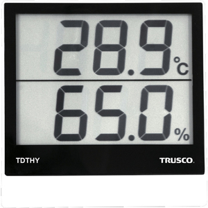 トラスコ デジタル温湿度計 TRUSCO 温湿度計 TDTHY-イメージ1