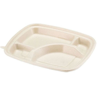 パックスタイル バガス容器 BB弁当 N24-20A ラミ 本体 50枚 FC315SH-00653870