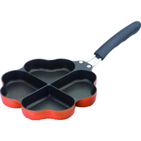 杉山金属 IH対応 四葉のフライパン オレンジ FC69586-KS-2814