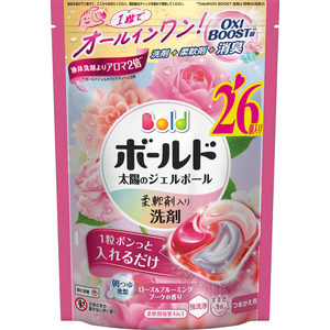 Ｐ＆Ｇ ボールド ジェルボール4D ローズ&ブルーミングブーケ 詰替 26個 FCK094C-イメージ2