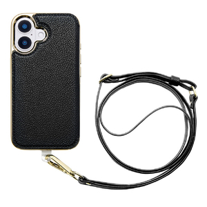 ユニケース iPhone 16用Cross Body Case Duo ブラック UNI-CSIP24M-2CBBK-イメージ1
