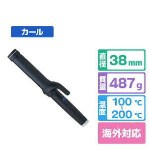 ローネジャパン Agetuya URU カールヘアアイロン 38mm ブラック AG-0007-BK-イメージ1