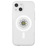 AKAN iPhone 14用MagSafe対応クリアケース デイジー AK23487I14