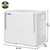 ダイニチ 1500ml/h 12．0Lタンク ハイブリッド式加湿器 ホワイト HD-PN156-W-イメージ14