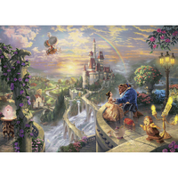 テンヨー ディズニー ジグソーパズル 1000ピース Beauty and the Beast Falling in Love D-1000-487 D1000487FALLINGINLOVE