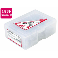 ミツヤ BX5ボンゴピン 透明 540本×3 FC072SJ-BX5-3-T