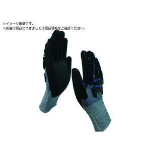 トラスコ中山 TRUSCO/手甲ガード付き耐切創手袋L TIMP3017-B11PL FCD733C-2082844-イメージ1