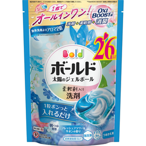 Ｐ＆Ｇ ボールド ジェルボール4D フレッシュフラワー&サボン 詰替 26個 FCK095C-イメージ2