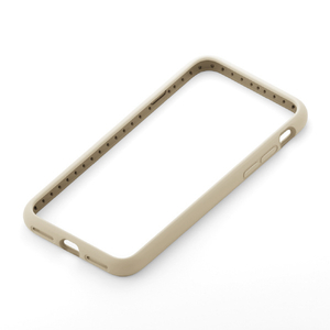 PGA iPhone SE(第3世代)/SE(第2世代)/8/7用シリコンバンパー ベージュ PG-22MBP08BE-イメージ1