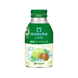 伊藤園 FCG158Z matcha LOVE ボトル缶 抹茶パンナコッタ 270g