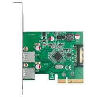 センチュリー ポートを増やしタイ USB3．1 Gen2 PCI Express×4 接続インターフェイスカード CIFU31A2