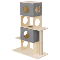 アイリスオーヤマ NCT4ｷﾔﾂﾄﾀﾜ- ナチュラルキャットタワー(4段タイプ