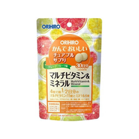 オリヒロ かんでおいしい チュアブルサプリ マルチビタミン&ミネラル 60g FC560TC