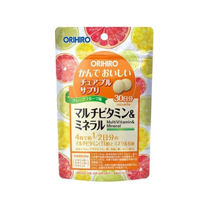 オリヒロ かんでおいしい チュアブルサプリ マルチビタミン&ミネラル 60g FC560TC-イメージ1
