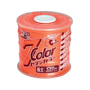 たくみ 7COLOR 極太 オレンジ 130M 蛍光オレンジ130約1.2ナイロン FC182JN-7515359-イメージ1